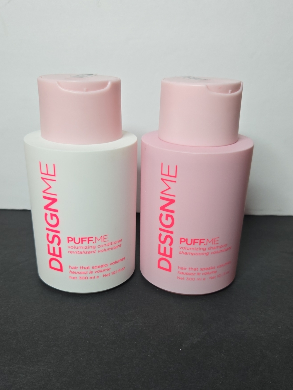Design Me Puff Me Hair that Speaks Volumes Volumizing Shampoo & Conditioner NEW
